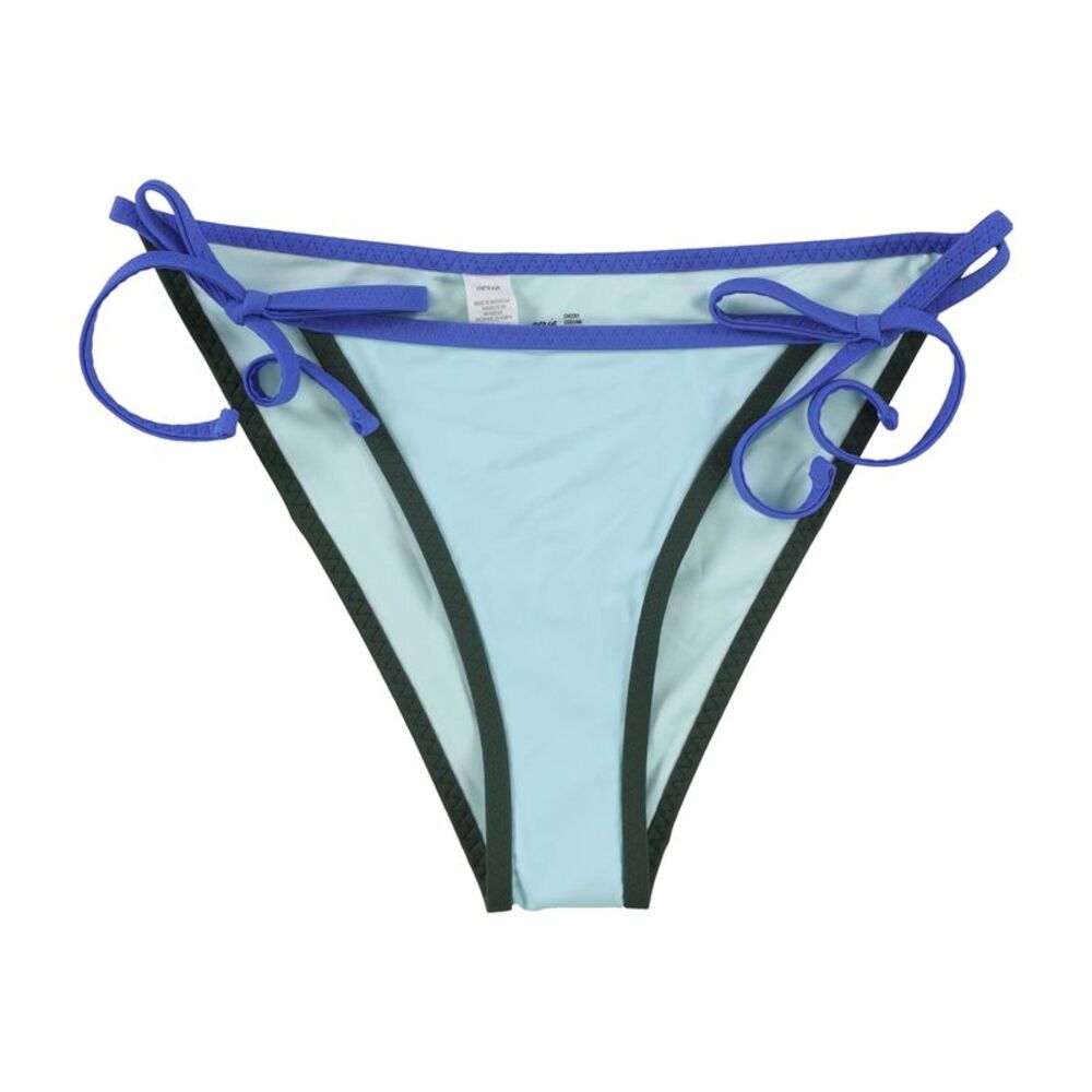 American Eagle Womens Solid Bikini Swim Bottom, Blue, M, DM